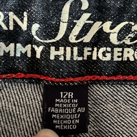 Tommy Hilfiger Blue Denim Straight Leg Jeans Size 12R - Picture 9 of 9